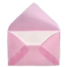 Pink envelope graphic